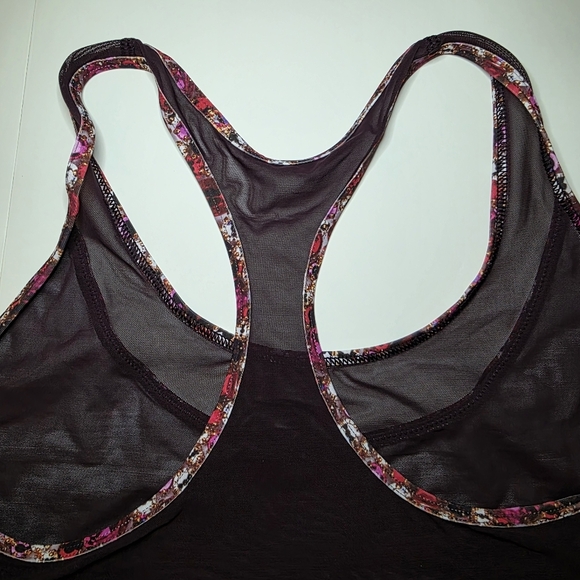 Victoria Sport Jewel Print Sports Bra Mesh Trim Sz L - Picture 5 of 6
